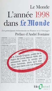 L'année 1998 dans "Le Monde"