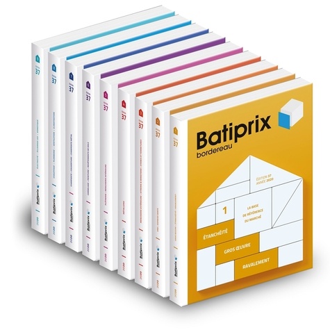 Batiprix bordereau. Pack en 9 volumes  Edition 2020