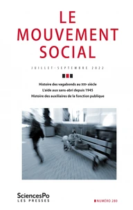 Histoire des vagabonds au XIXe siècle ; L'aide aux sans-abri depuis 1945 ; Histoire des auxiliaires de la fonction publique