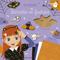 Barrettes en feutrine Halloween