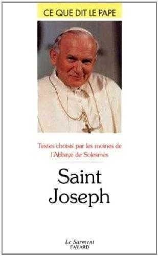  Le Pape - Saint Joseph.