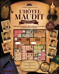 L'hôtel maudit- Jeu d'enquêtes - 45 enquêtes à résoudre - Sudoku criminels