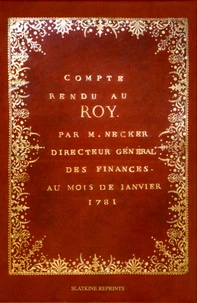 Compte rendu au roy (1781)