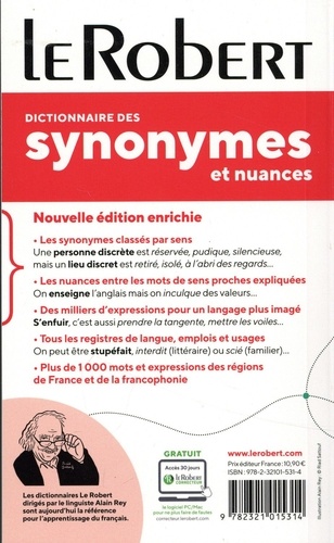 Dictionnaire des synonymes et nuances