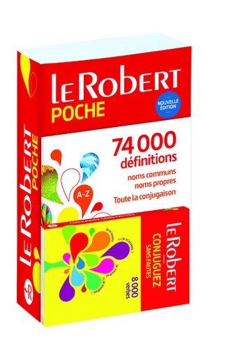  Le Robert - Le Robert poche - Avec "Conjuguez sans faute" offert.