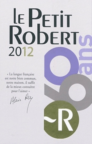  Le Robert - Petit Robert langue FSE 2012.