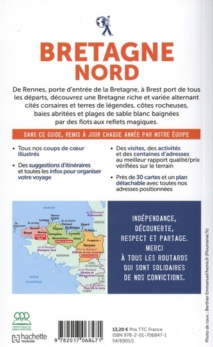 Bretagne Nord  Edition 2020 -  avec 1 Plan détachable