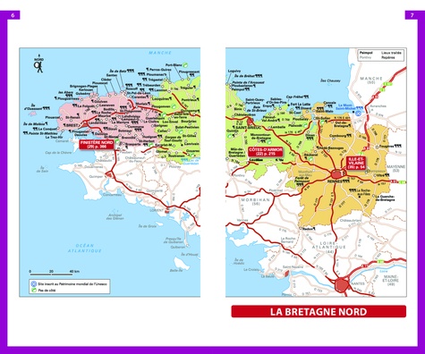 Bretagne Nord  Edition 2023-2024 -  avec 1 Plan détachable