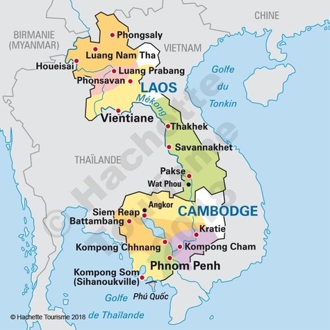 Cambodge, Laos. Plus l'île de Phu Quoc au Vietnam  Edition 2019