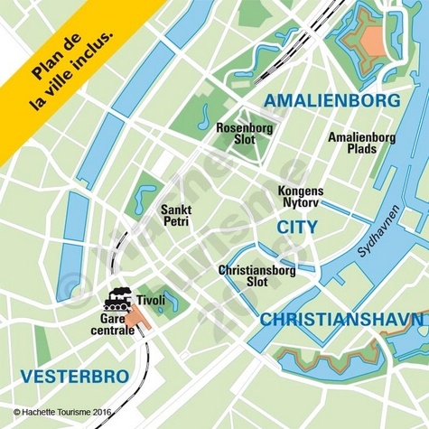 Copenhague  Edition 2016-2017 -  avec 1 Plan détachable - Occasion