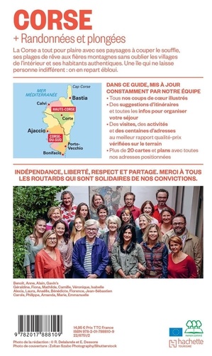 Corse. + Randonnées et plongées  Edition 2024-2025
