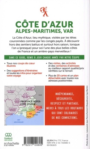Côte d'Azur  Edition 2020 -  avec 1 Plan détachable