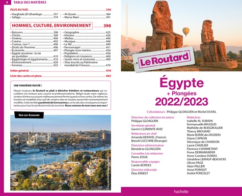 Egypte. + plongées  Edition 2022-2023