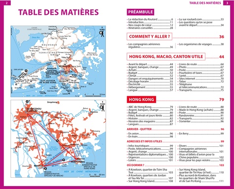 Hong Kong + Macao et Canton  Edition 2018-2019 -  avec 1 Plan détachable