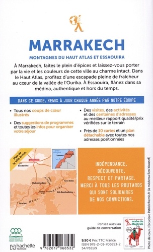 Marrakech. Montagnes du Haut-Atlas et Essaouira  Edition 2020 -  avec 1 Plan détachable