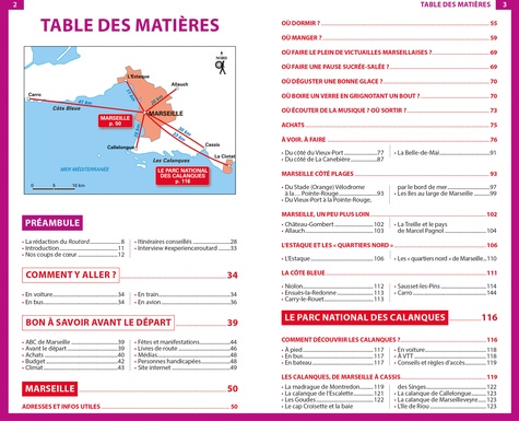 Marseille. Les calanques, Cassis, La Ciotat  Edition 2022-2023 -  avec 1 Plan détachable