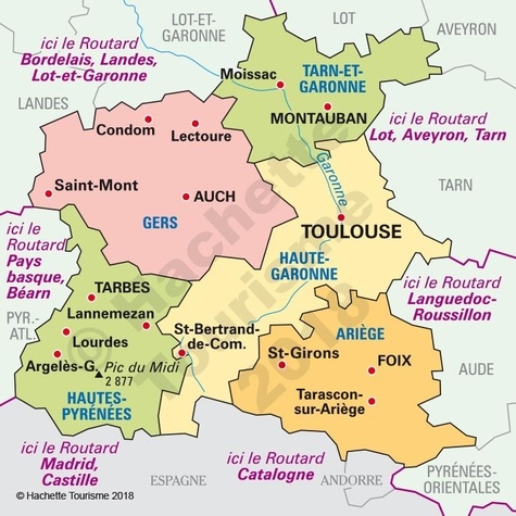 Midi toulousain, Pyrénées, Gascogne  Edition 2018