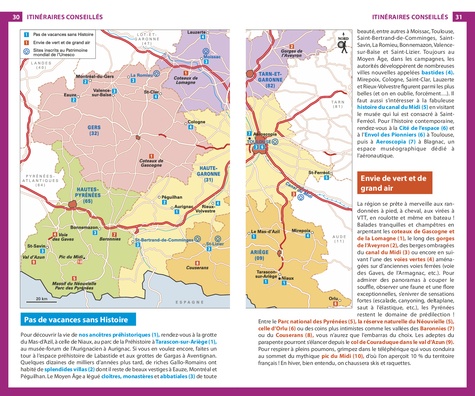 Midi toulousain. Pyrénées, Gascogne  Edition 2022-2023 -  avec 1 Plan détachable