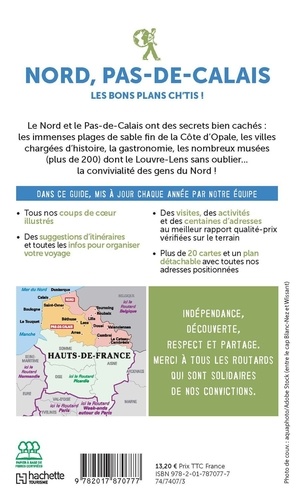 Nord, Pas-de-Calais  Edition 2021-2022 -  avec 1 Plan détachable