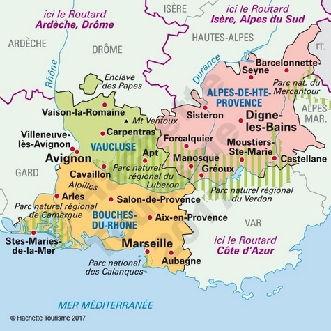 Provence  Edition 2017 -  avec 1 Plan détachable
