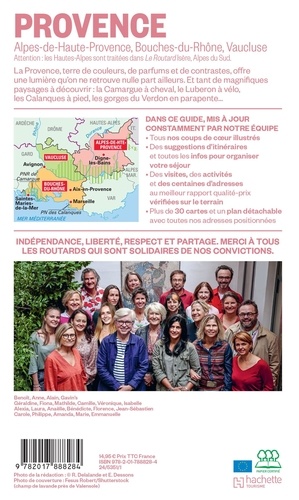 Provence  Edition 2024-2025 -  avec 1 Plan détachable
