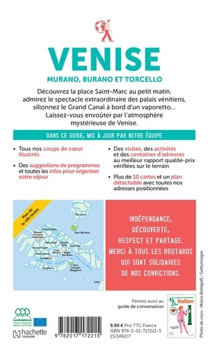 Venise. Murano, Burano et Torcello  Edition 2022-2023 -  avec 1 Plan détachable