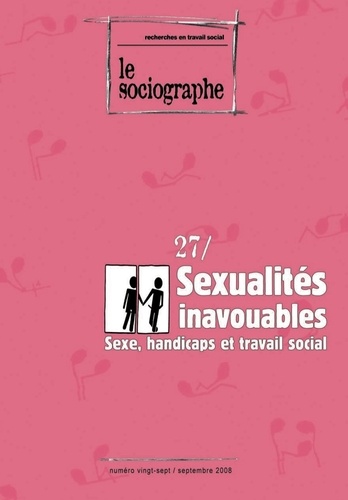 le Sociographe n°27 : Sexualités inavouables