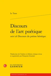 Discours de l'art poétique
