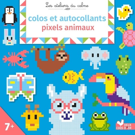 Colos et autocollants pixels animaux