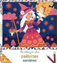 Léa Fabre - Paillettes sorcières - Avec 1 spatule et 2 tubes de paillettes.