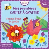 Léa Fabre - Petites bêtes du jardin - Mes premières cartes à gratter, avec 6 cartes à gratter et 1 stylet.