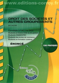 Droit des sociétés et autres groupements UE 2 du DCG - Enoncé.pdf