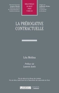 Léa Molina - La prérogative contractuelle.