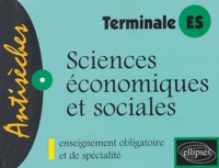 Sciences économiques et sociales Tle ES