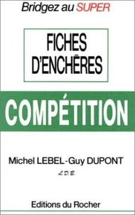 Fiches d'enchères compétition