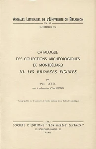 Catalogue des collections archéologiques de Montbéliard