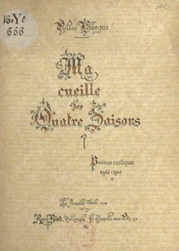 Ma cueille des quatre saisons