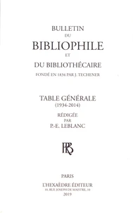 Bulletin du bibliophile et du bibliothécaire