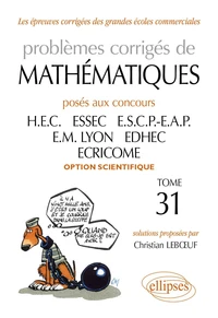 Problèmes corrigés de mathématiques