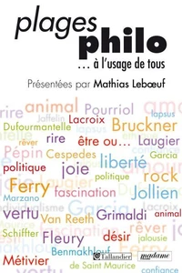 Plages philo... à l'usage de tous