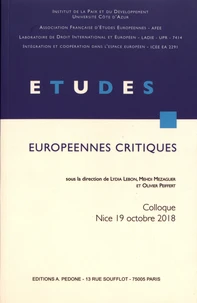 Etudes européennes critiques