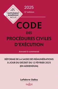 Code des procédures civiles d'exécution