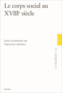 Le corps social au XVIIIe siècle