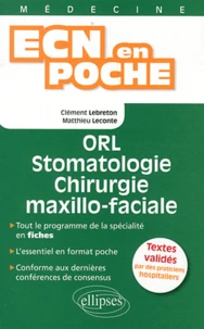 ORL - Stomatologie - Chirurgie maxillo-faciale