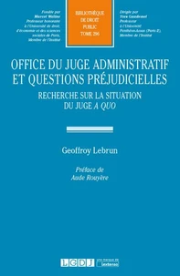 Office du juge admnistratif et question préjudicielles
