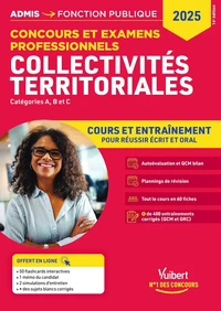 Collectivités territoriales, Concours et examens professionnels, Catégories A, B et C