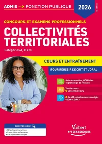 Collectivités territoriales, Concours et examens professionnels, Catégories A, B et C