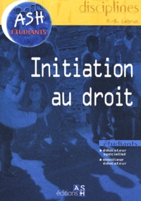 Initiation au droit