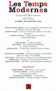 Les Temps Modernes N° 654, Mai-juillet 2009