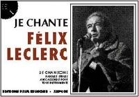 Je Chante Felix Leclerc
